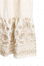 Load image into Gallery viewer, FLORAL PATTERN COVER-UP DRESS APPAREL
