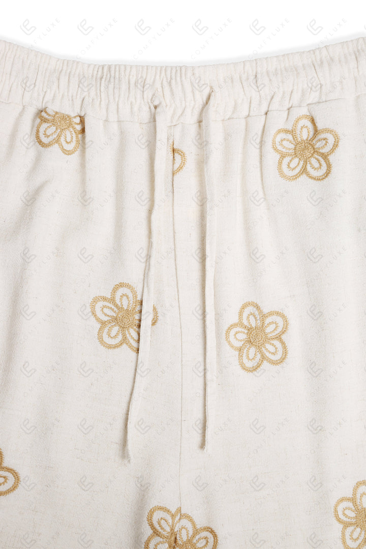 FLORAL PATTERN PANTS APPAREL