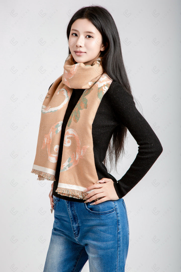 FLORAL PATTERN SCARF SCARVES