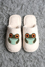 Load image into Gallery viewer, FROG PATTERN SLIPPERS 01 / M/L SLIPPERS/SLIDES
