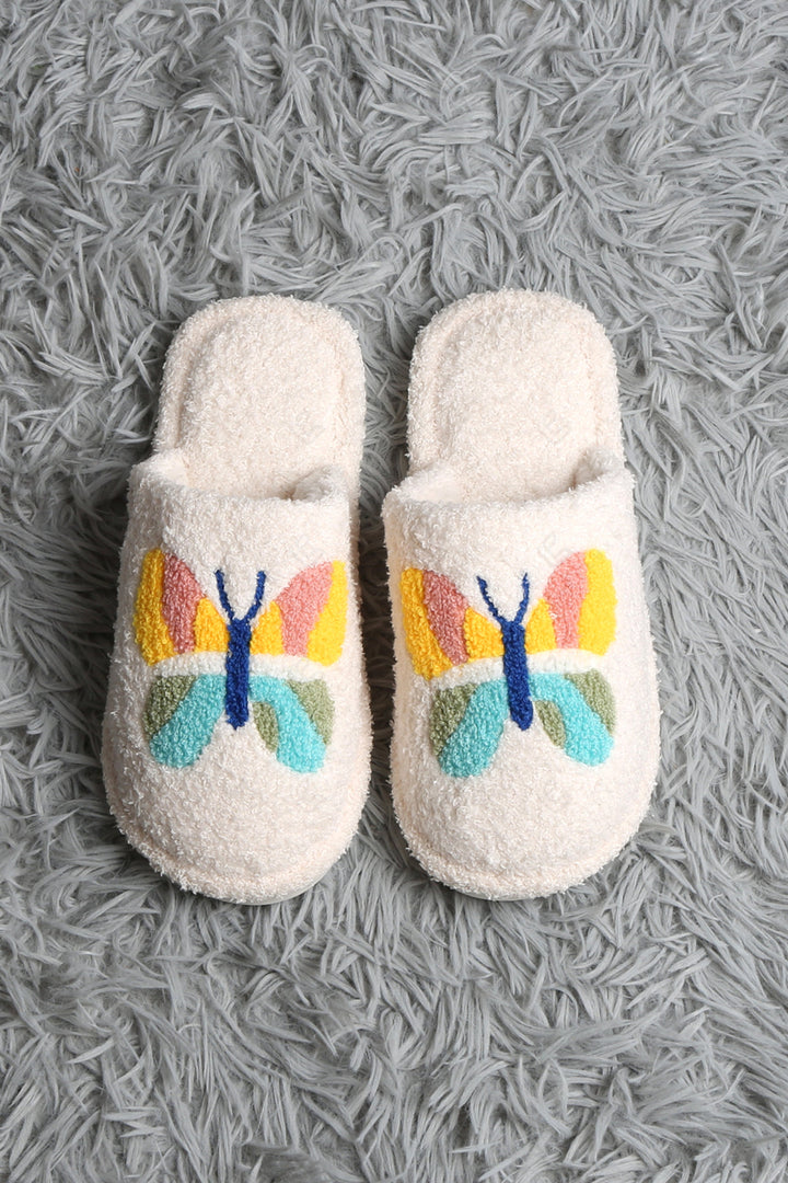 FROG PATTERN SLIPPERS 03 / M/L SLIPPERS/SLIDES
