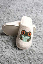 Load image into Gallery viewer, FROG PATTERN SLIPPERS SLIPPERS/SLIDES
