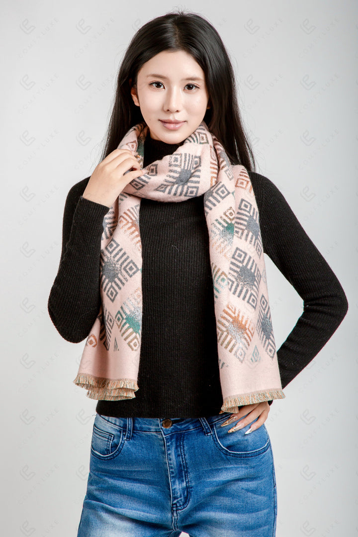 GEOMETRIC PATTERN SCARF SCARVES