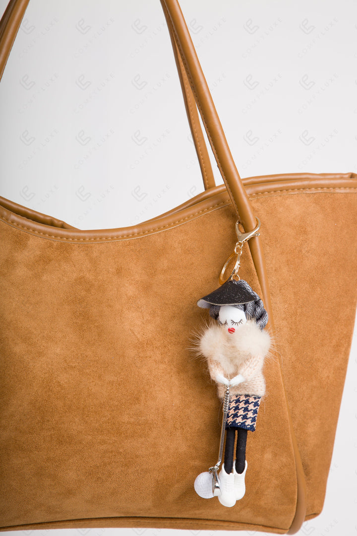 GOLFING DOLL KEYCHAIN/BAG CHARM KEYCHAINS