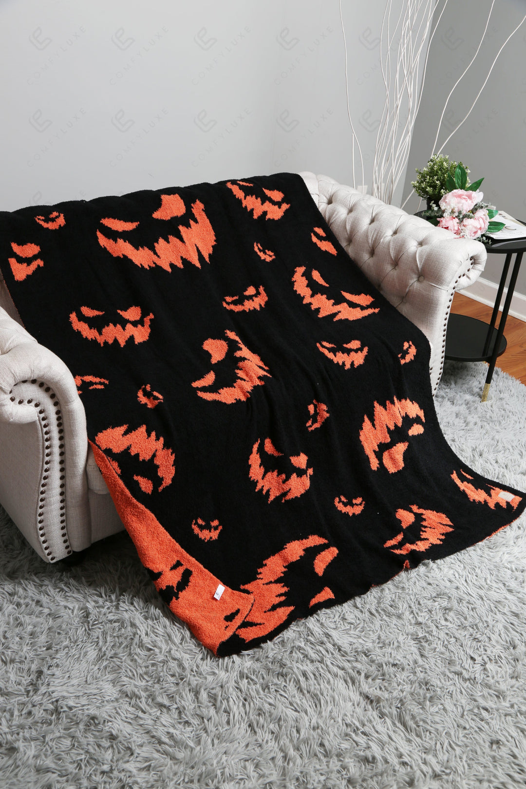 HALLOWEEN PATTERN THROW BLANKET THROW BLANKETS
