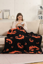Load image into Gallery viewer, HALLOWEEN PATTERN THROW BLANKET THROW BLANKETS
