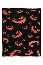 Load image into Gallery viewer, HALLOWEEN PATTERN THROW BLANKET ORANGE THROW BLANKETS
