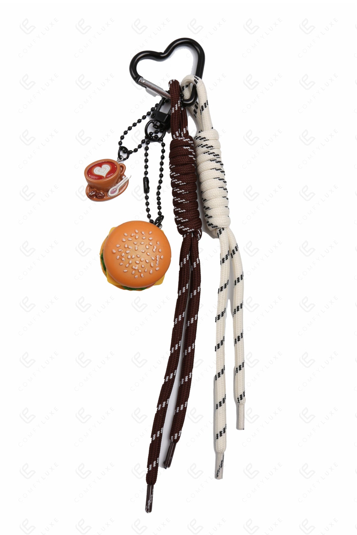 HAMBURGER KEYCHAIN/BAG CHARM HAMBURGER KEYCHAINS