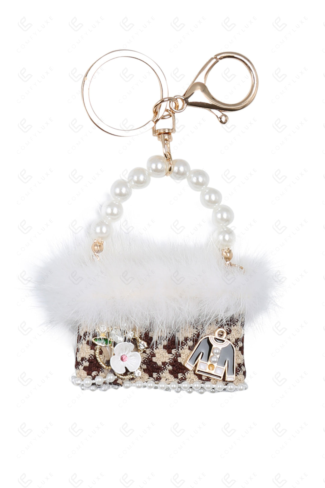 PURSE KEYCHAIN/BAG CHARM CAMEL KEYCHAINS