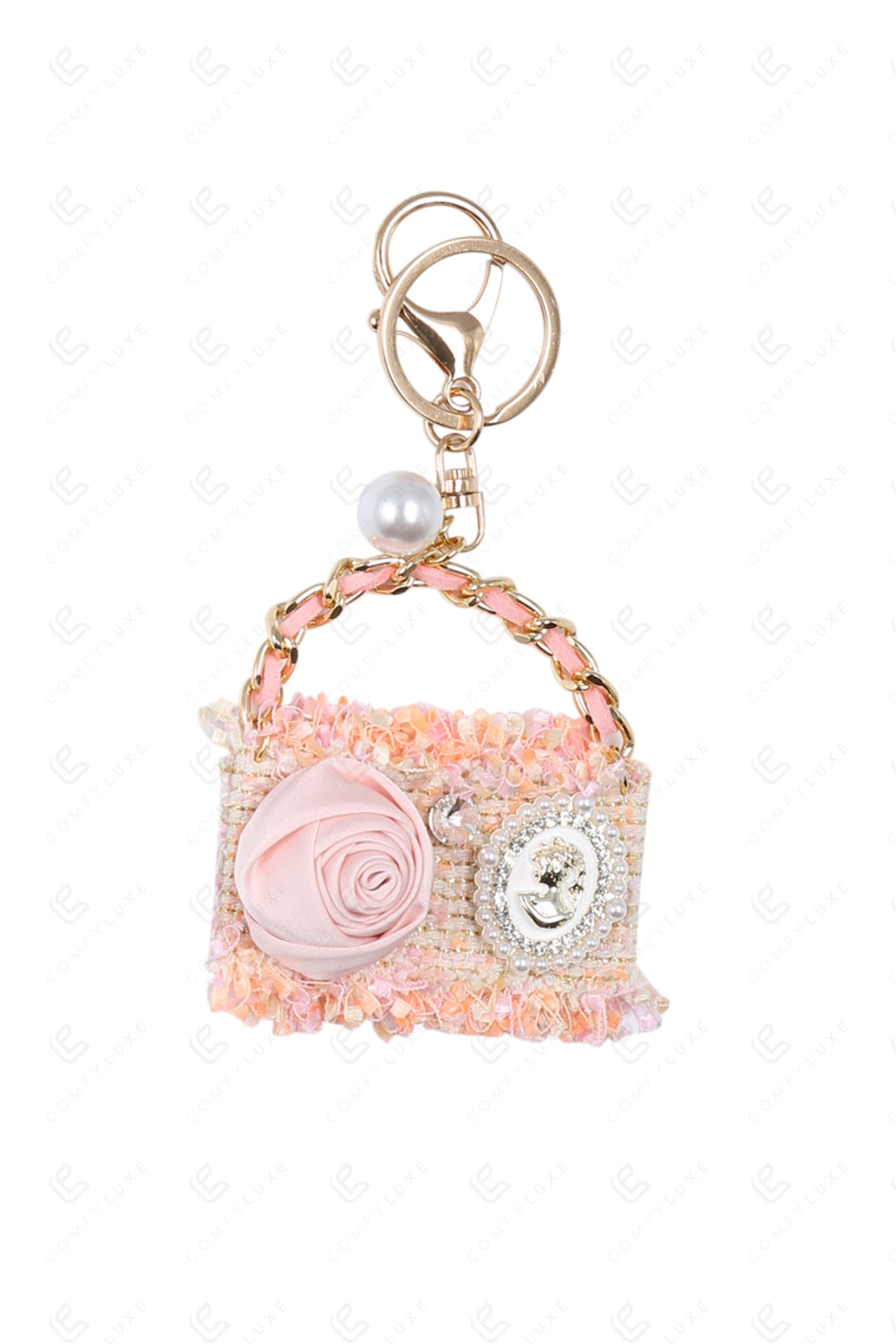 PURSE KEYCHAIN/BAG CHARM PINK KEYCHAINS