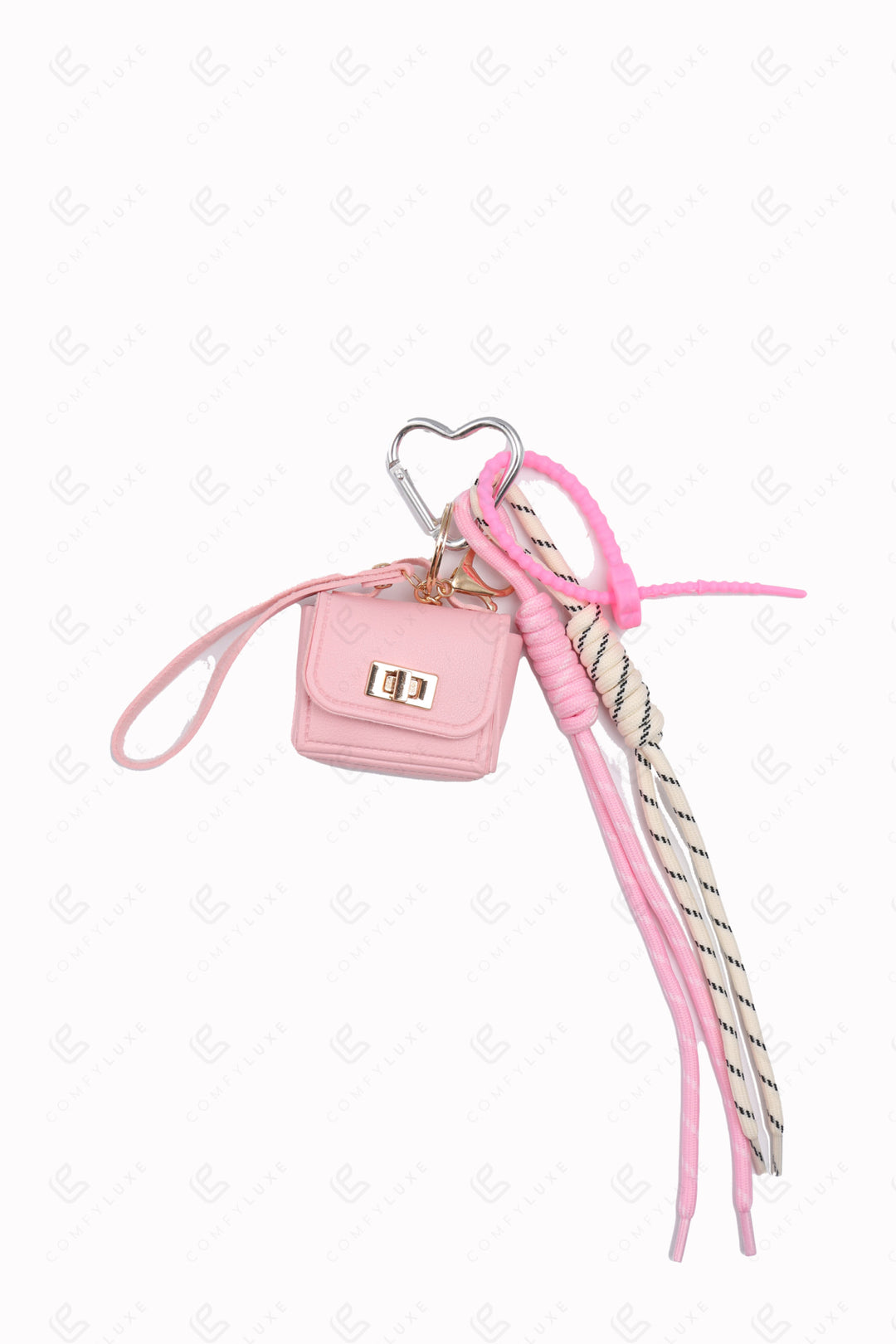 HANDBAG KEYCHAIN/BAG CHARM PINK KEYCHAINS
