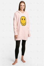 Load image into Gallery viewer, HAPPY FACE PATTERN WEARABLE BLANKET APPAREL

