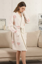 Load image into Gallery viewer, HEART PATTERN ROBE PINK APPAREL
