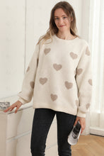 Load image into Gallery viewer, HEART PATTERN SWEATER APPAREL
