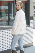 Load image into Gallery viewer, HEART PATTERN SWEATER APPAREL
