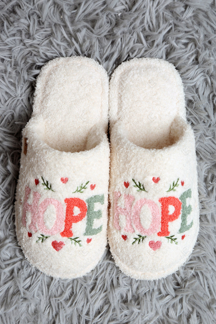HEARTS &amp; STARS PATTERN SLIPPERS SLIPPERS/SLIDES