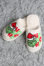 Load image into Gallery viewer, HOHOHO CHRISTMAS PATTERN SLIPPERS SLIPPERS/SLIDES
