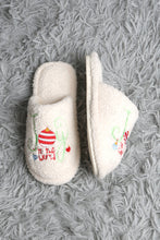 Load image into Gallery viewer, HOHOHO CHRISTMAS PATTERN SLIPPERS SLIPPERS/SLIDES
