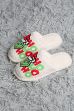Load image into Gallery viewer, HOHOHO CHRISTMAS PATTERN SLIPPERS SLIPPERS/SLIDES

