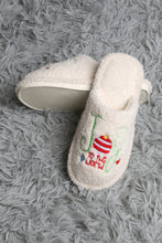Load image into Gallery viewer, HOHOHO CHRISTMAS PATTERN SLIPPERS SLIPPERS/SLIDES
