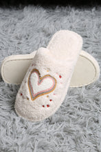 Load image into Gallery viewer, HOPE &amp; HEARTS PATTERN SLIPPERS SLIPPERS/SLIDES
