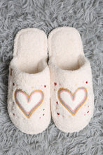 Load image into Gallery viewer, HOPE &amp; HEARTS PATTERN SLIPPERS SLIPPERS/SLIDES
