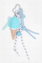 Load image into Gallery viewer, ICE CREAM KEYCHAIN/BAG CHARM BLUE KEYCHAINS
