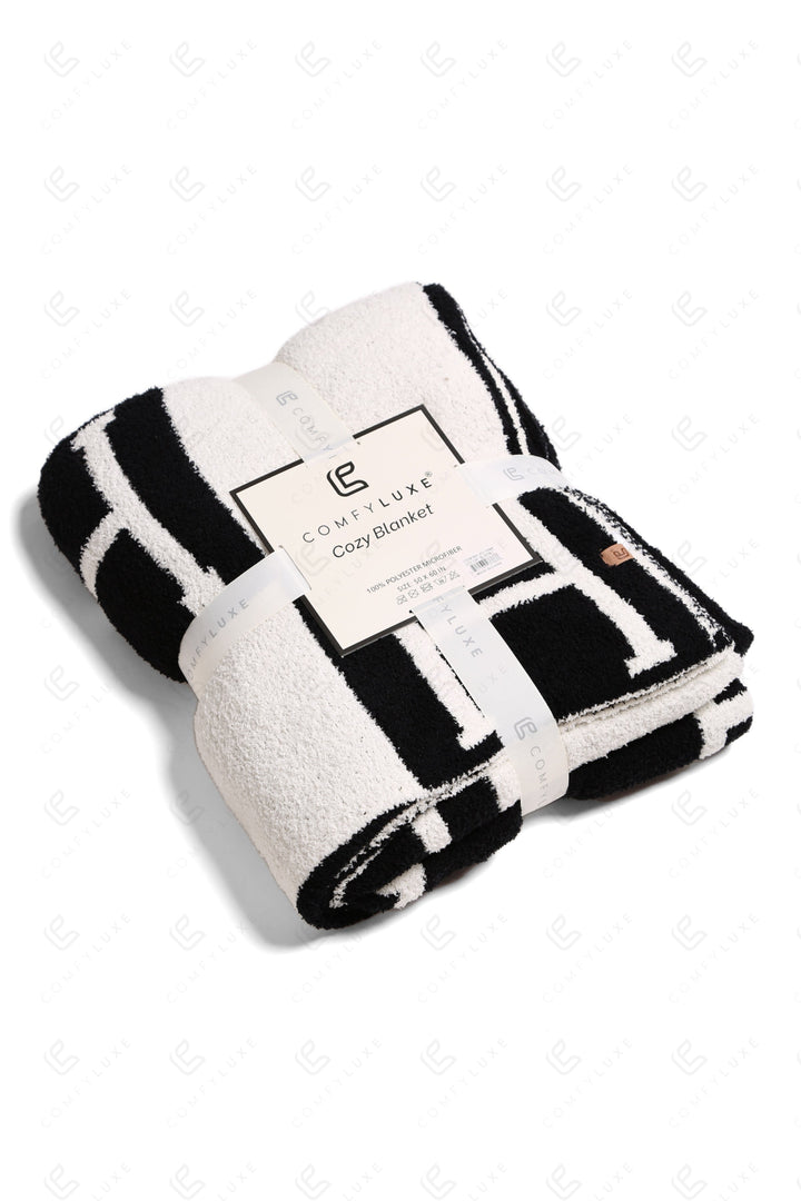 INITIAL ’H’ PATTERN THROW BLANKET THROW BLANKETS