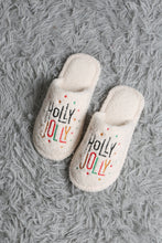 Load image into Gallery viewer, JOY &amp; ORNAMENT CHRISTMAS PATTERN SLIPPERS SLIPPERS/SLIDES
