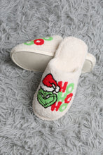 Load image into Gallery viewer, JOY &amp; ORNAMENT CHRISTMAS PATTERN SLIPPERS SLIPPERS/SLIDES
