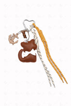 Load image into Gallery viewer, KITTEN KEYCHAIN/BAG CHARM BROWN KEYCHAINS

