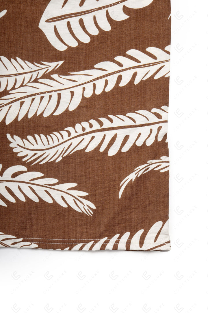 LEAF PATTERN PANTS APPAREL
