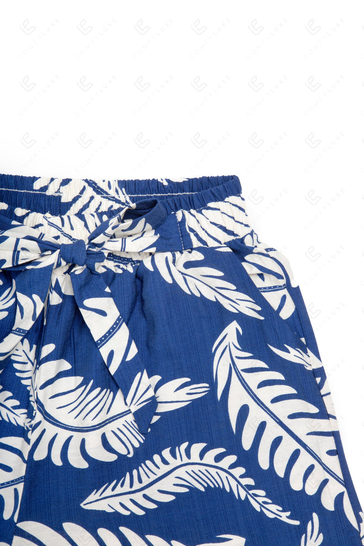 LEAF PATTERN PANTS APPAREL