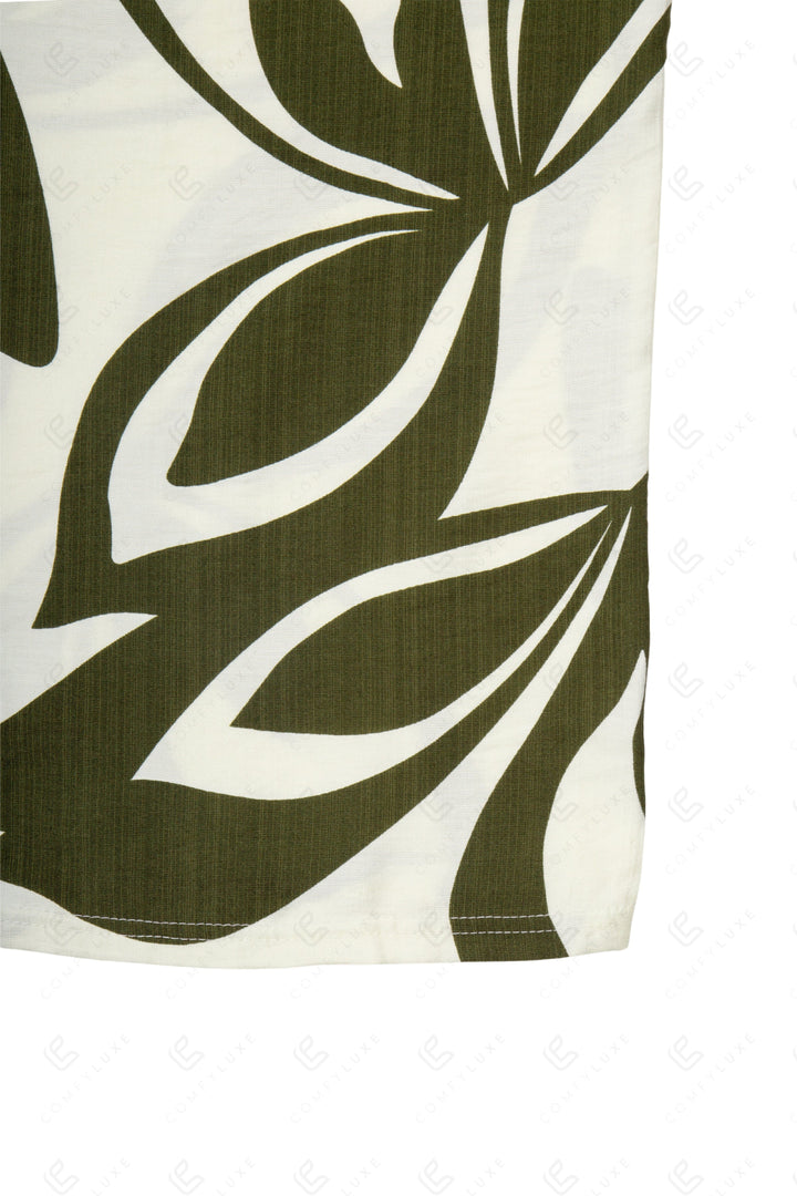 LEAF PATTERN PANTS APPAREL