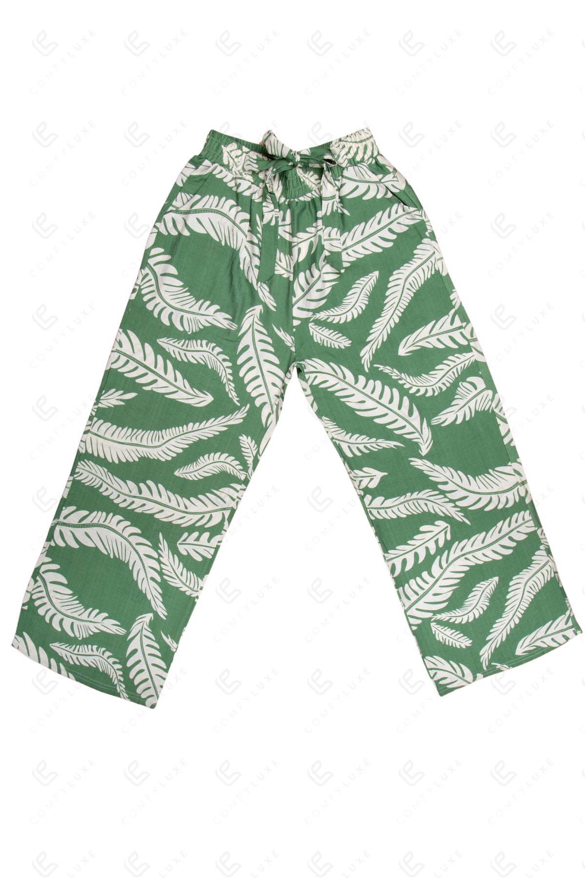 LEAF PATTERN PANTS APPAREL