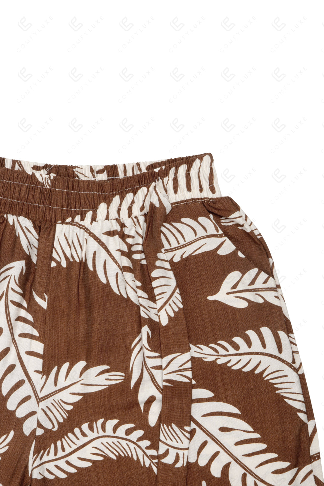 LEAF PATTERN PANTS APPAREL