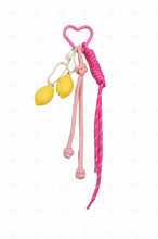 Load image into Gallery viewer, LEMON KEYCHAIN/BAG CHARM PINK KEYCHAINS
