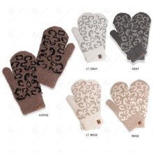 Load image into Gallery viewer, LEOPARD PATTERN MITTEN GLOVES
