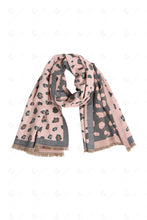 Load image into Gallery viewer, LEOPARD PATTERN SCARF PINK SCARVES
