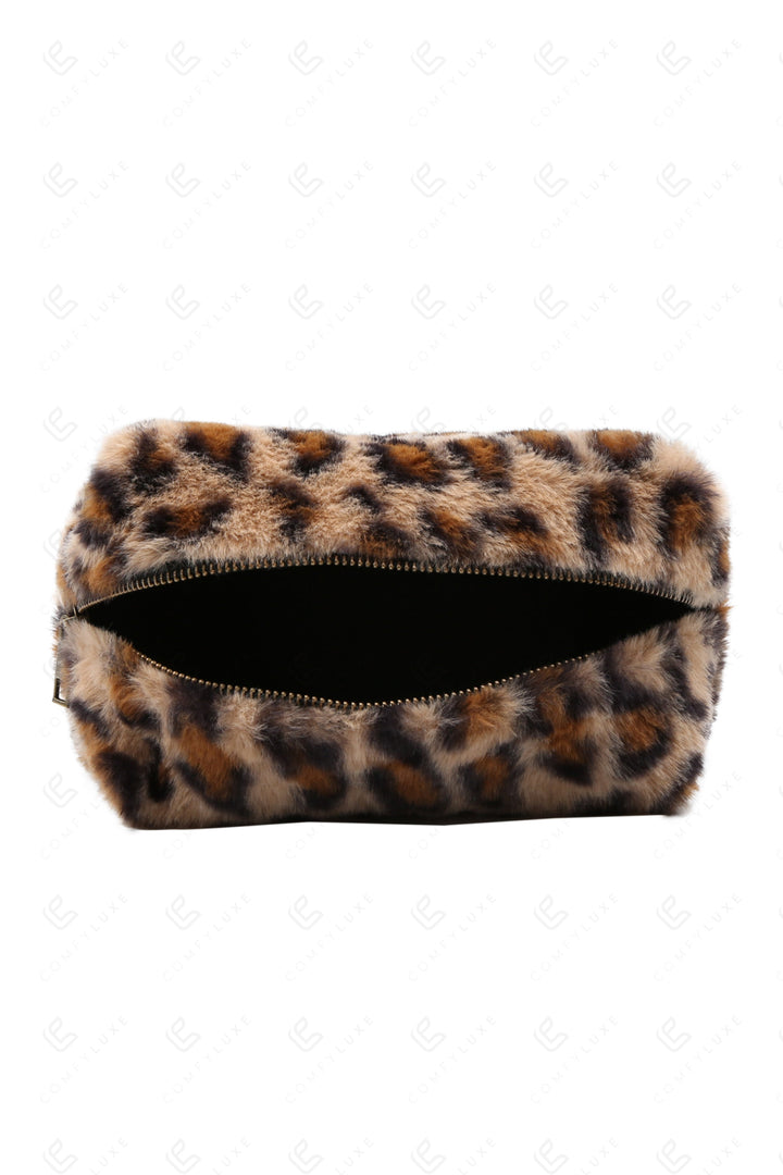 LEOPARD PATTERN TRAVEL POUCH BAGS
