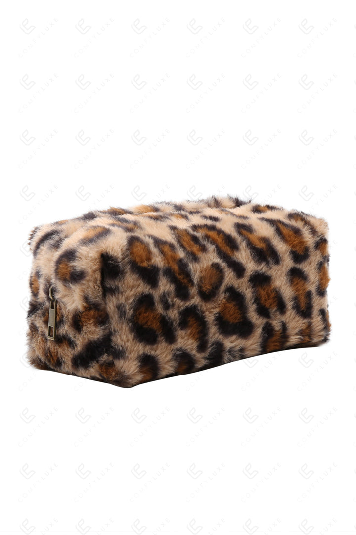 LEOPARD PATTERN TRAVEL POUCH BAGS