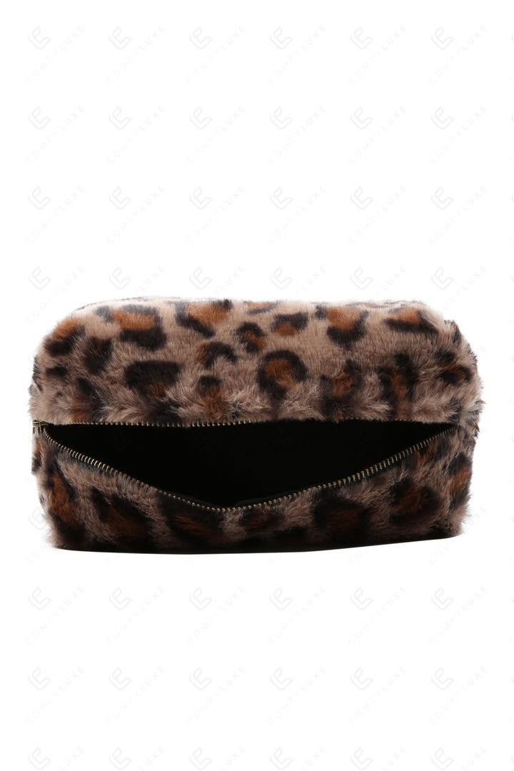 LEOPARD PATTERN TRAVEL POUCH BAGS