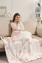 Load image into Gallery viewer, HOSPITAL PATTERN THROW BLANKET PINK THROW BLANKETS

