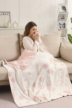 Load image into Gallery viewer, HOSPITAL PATTERN THROW BLANKET PINK THROW BLANKETS
