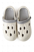 Load image into Gallery viewer, MEN’S DUAL COLOR CLOGS GRAY SLIPPERS/SLIDES
