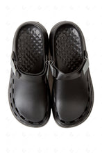 Load image into Gallery viewer, MEN’S SOLID COLOR CLOGS BLACK SLIPPERS/SLIDES
