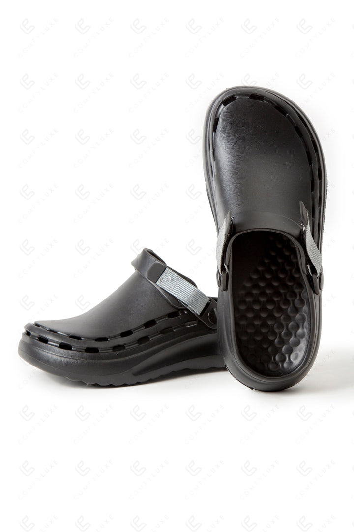 MEN’S SOLID COLOR CLOGS SLIPPERS/SLIDES