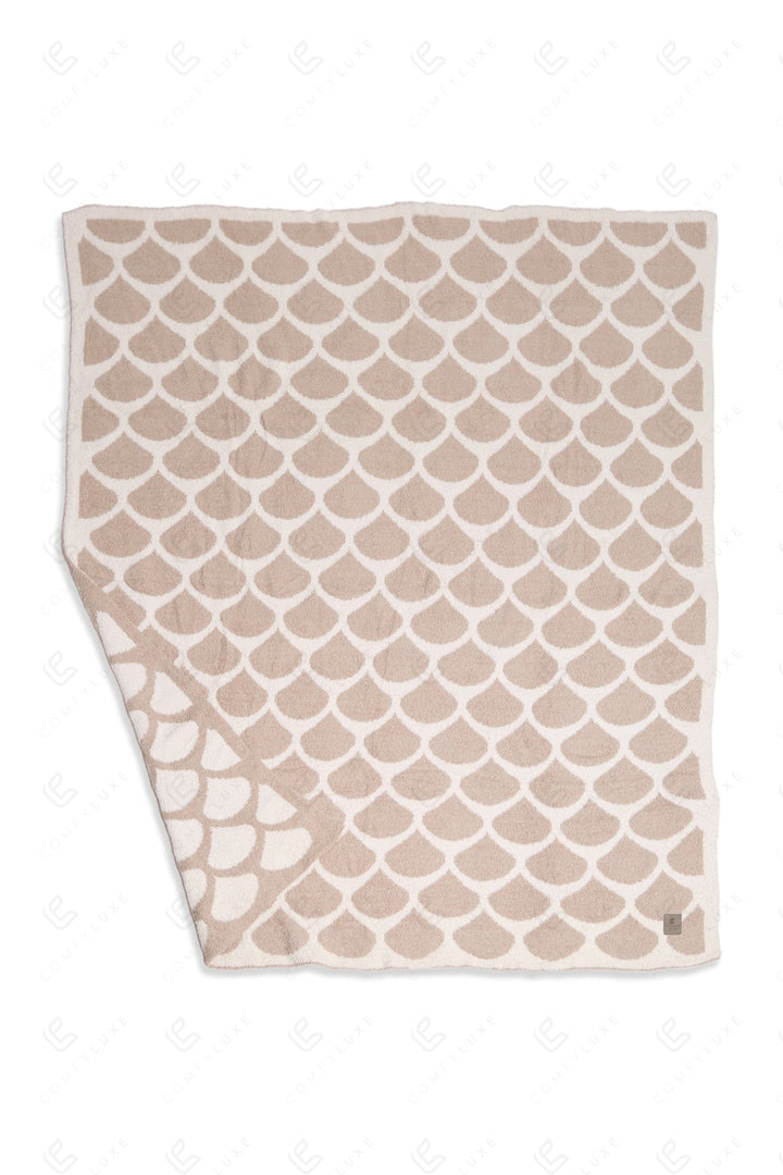 Jcl2001 Beige Throw Blankets