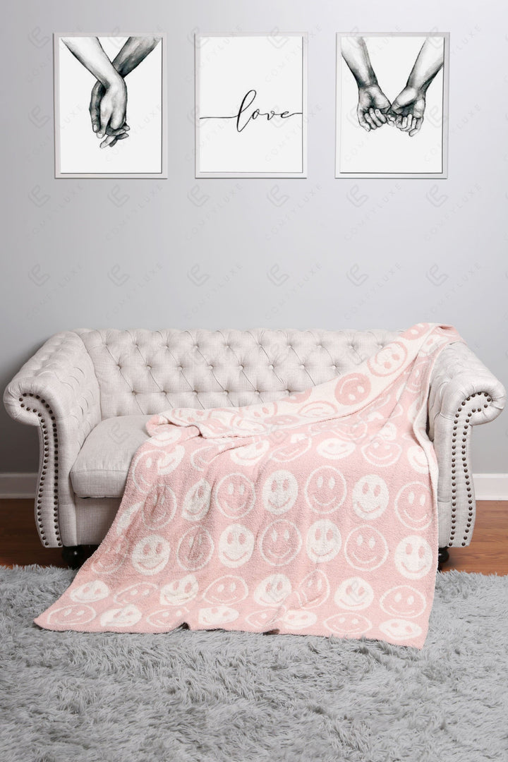Jcl4303 Pink Throw Blankets