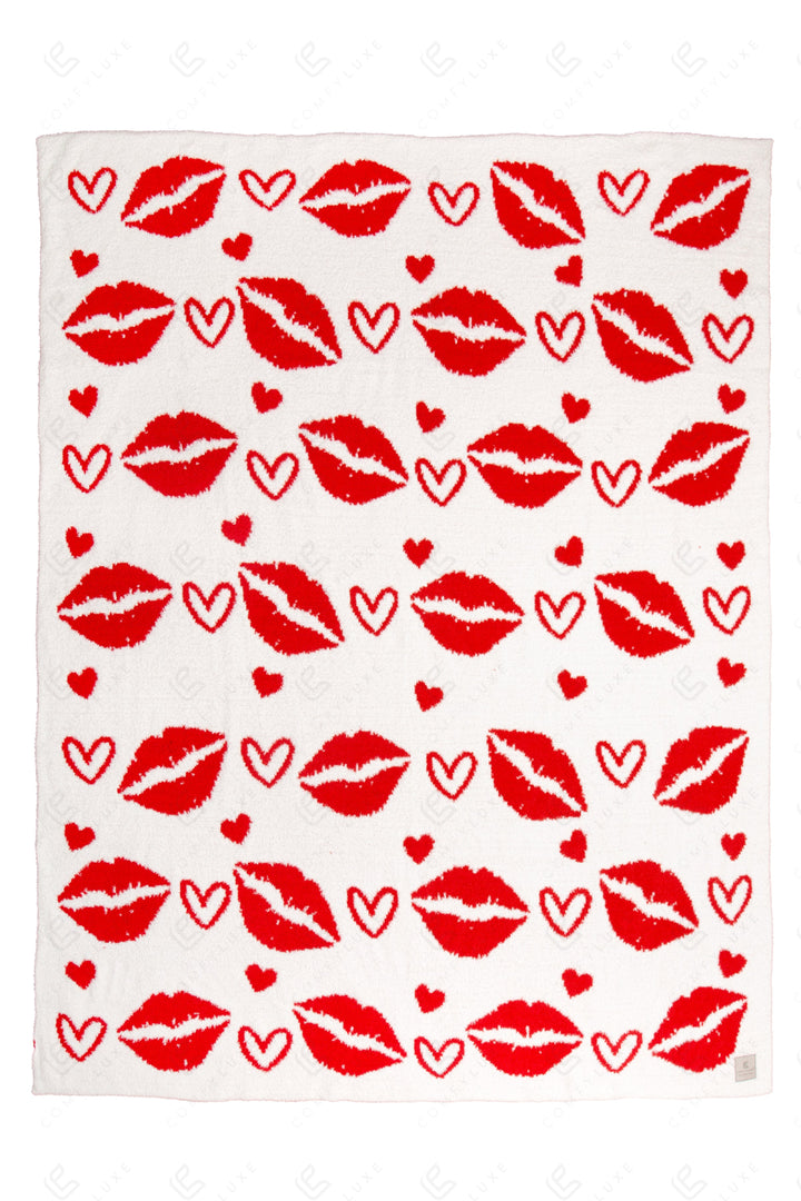 MIXED HEART PATTERN THROW BLANKET THROW BLANKETS